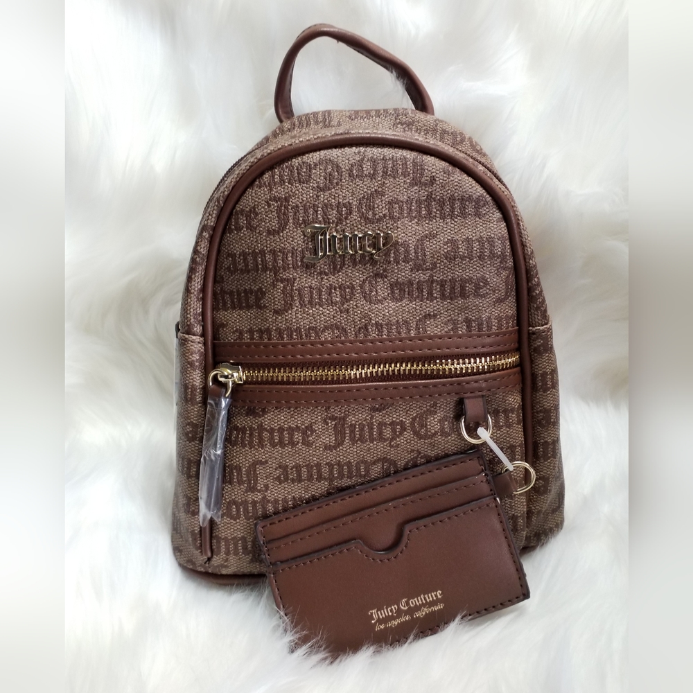 Juicy Couture - Mini Backpack & Card Holder NWT